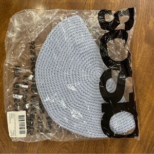 ASOS Design Crochet Blue Beret